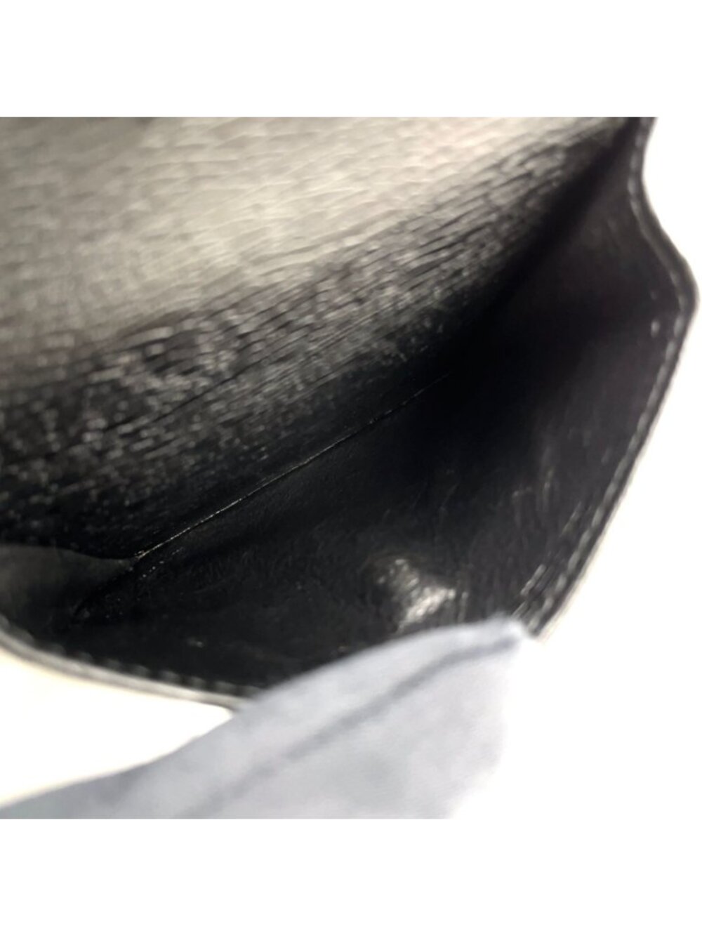 Gucci Bifold Leather Black Wallet Silver - Picture 11 of 15